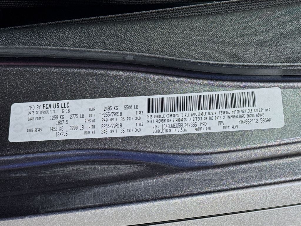 2016 Jeep Wrangler Unlimited Unlimited Sahara