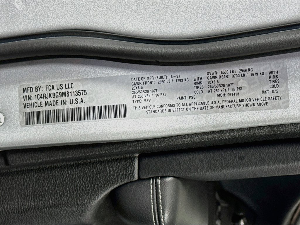 2021 Jeep Grand Cherokee L Limited