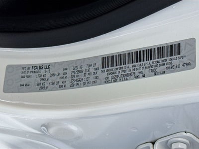 2019 RAM 1500 Laramie-Black Widow Sport Appearance Pakage