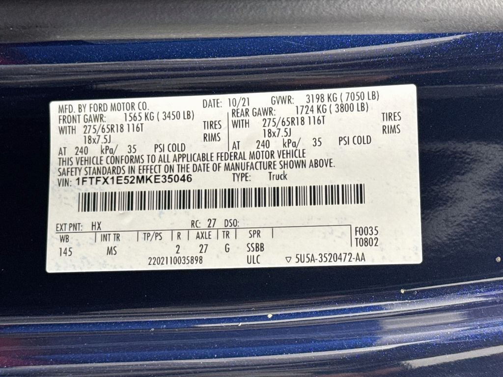 2021 Ford F-150 XLT