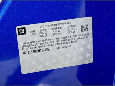 2017 Chevrolet Cruze LT