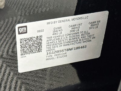 2022 Chevrolet Malibu LS 1LS
