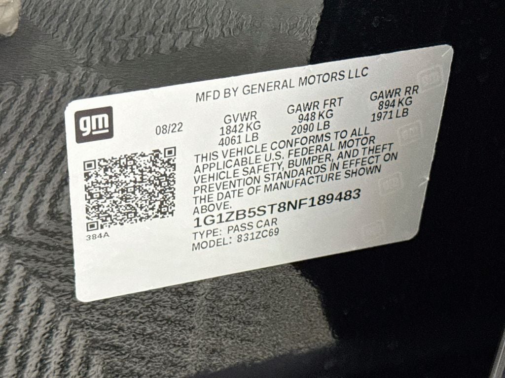 2022 Chevrolet Malibu LS 1LS