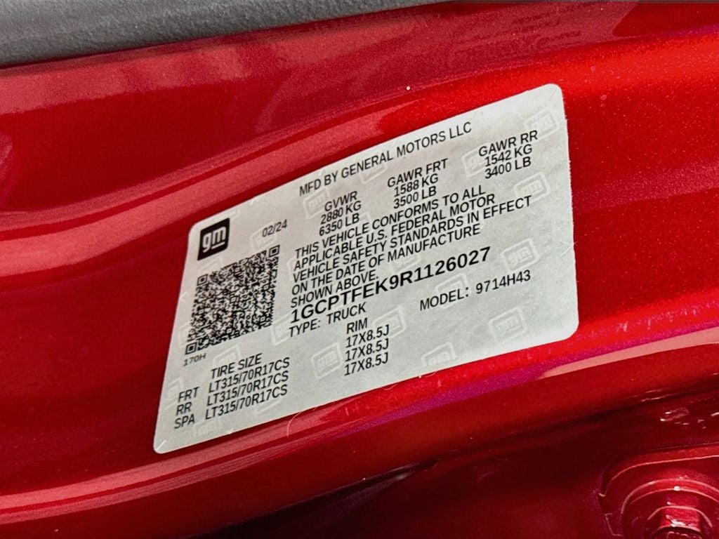 2024 Chevrolet Colorado ZR2 Crew Cab 2.7 Turbomax