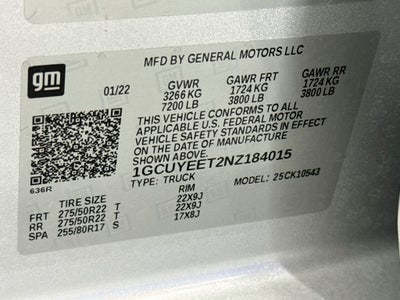 2022 Chevrolet Silverado 1500 LTD RST