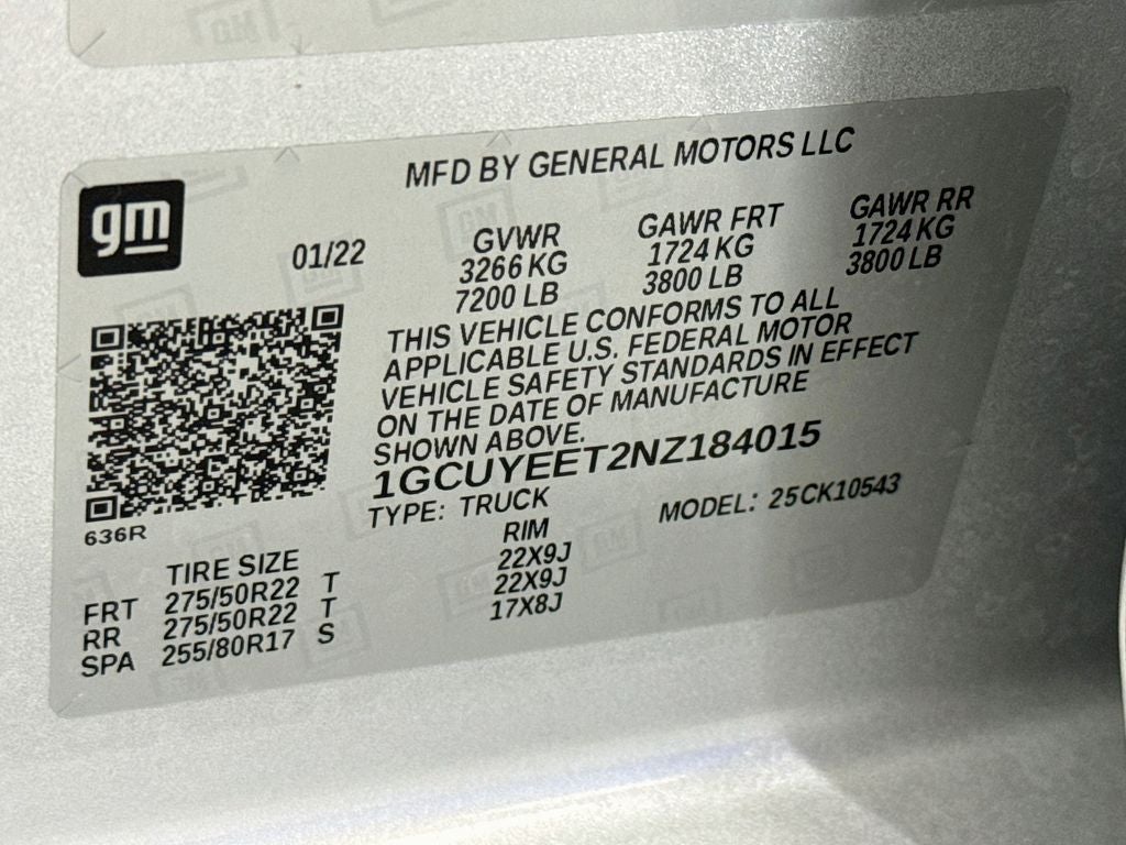 2022 Chevrolet Silverado 1500 LTD RST