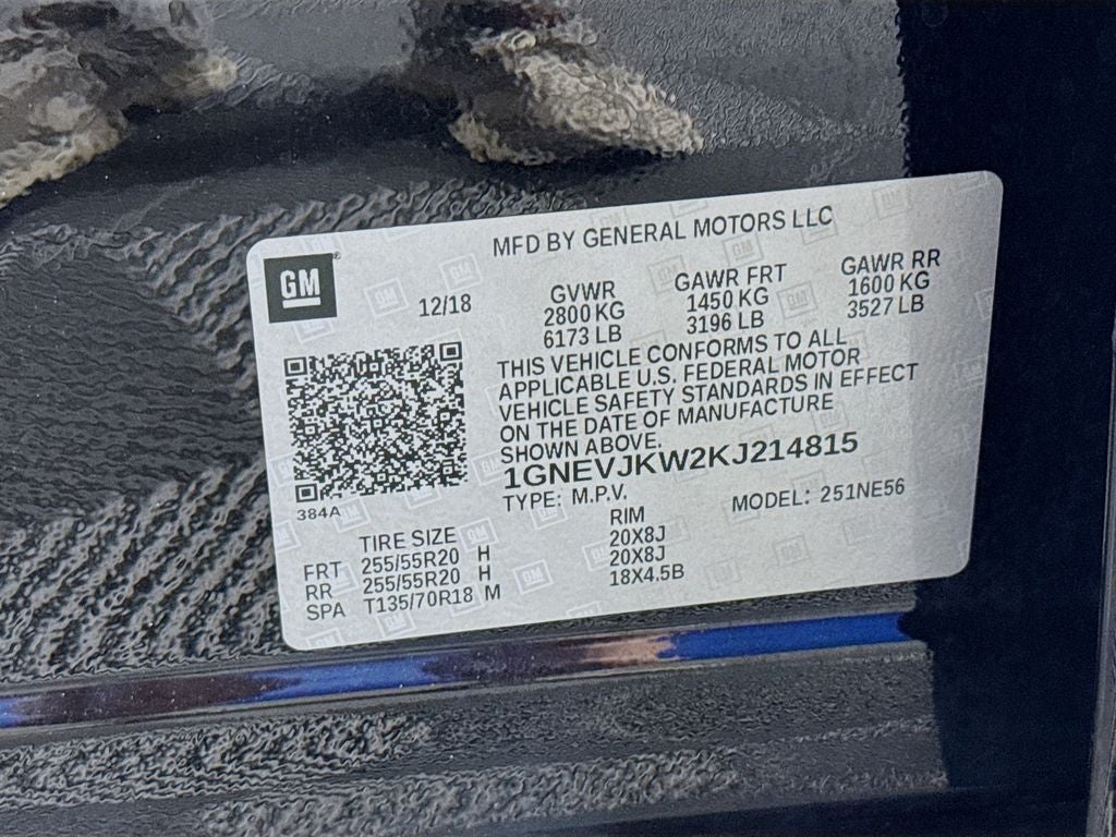2019 Chevrolet Traverse High Country AWD