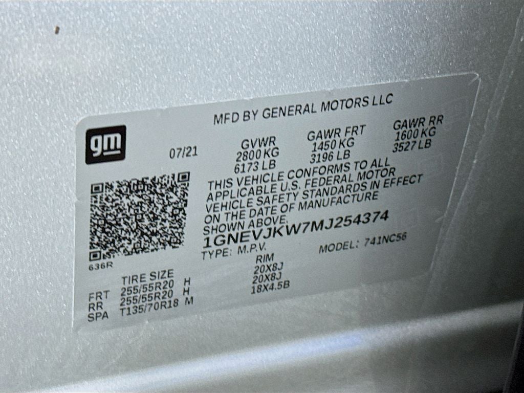 2021 Chevrolet Traverse RS