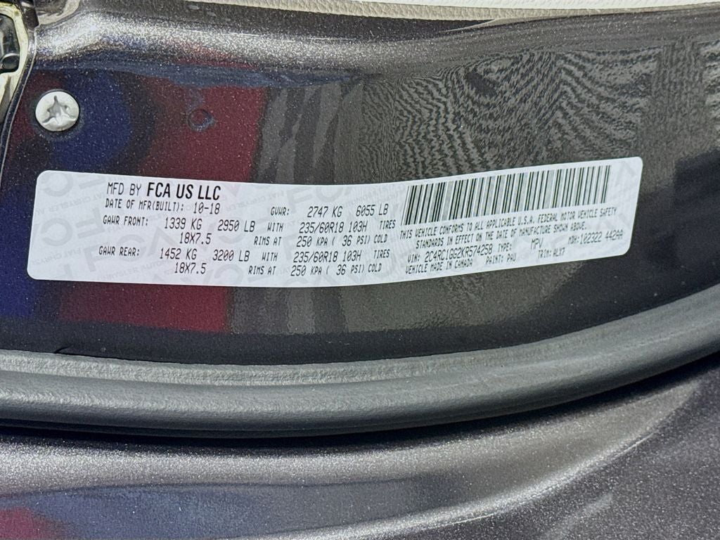 2019 Chrysler Pacifica Limited