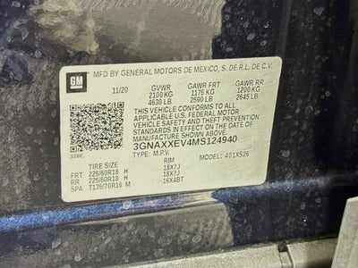2021 Chevrolet Equinox Premier AWD-Confidence&Convenience ii Package