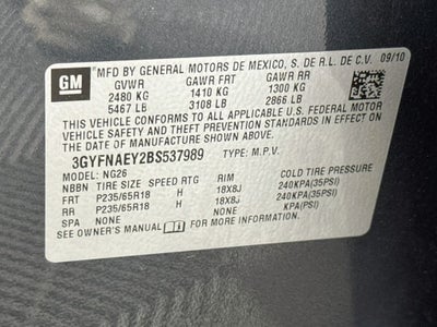 2011 Cadillac SRX Luxury