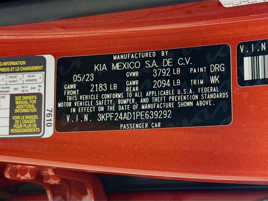2023 Kia Forte LXS