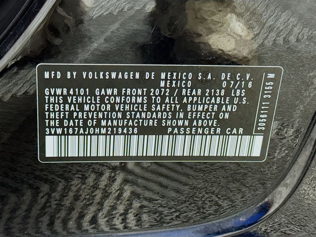 2017 Volkswagen Jetta 1.4T S