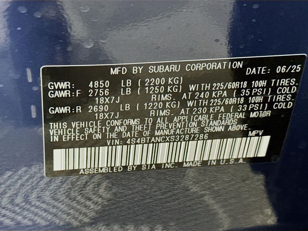 2025 Subaru Outback Limited