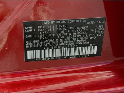 2026 Subaru Crosstrek AWD-AUTO