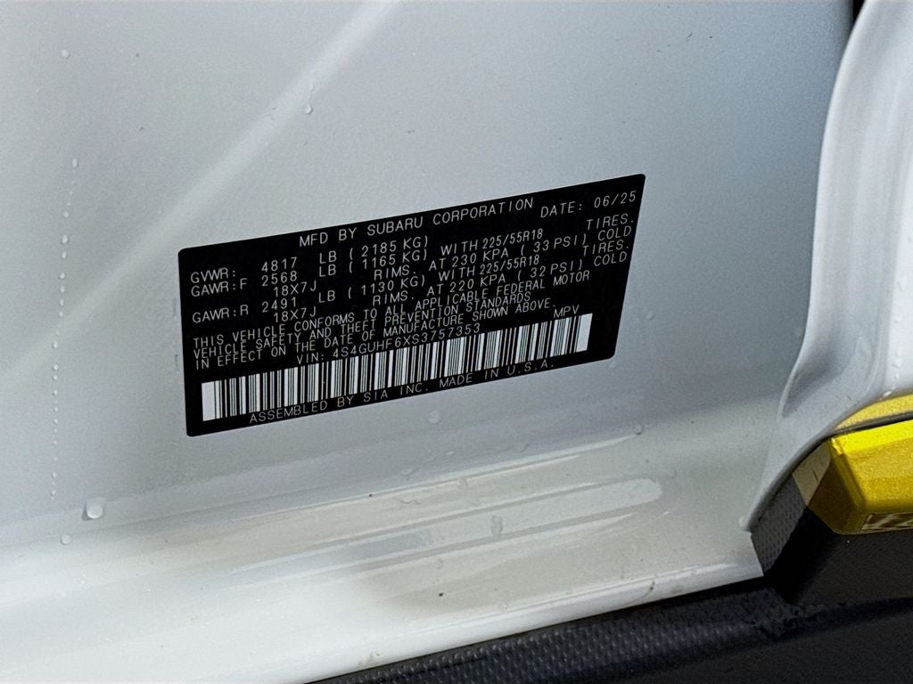 2025 Subaru Crosstrek Sport