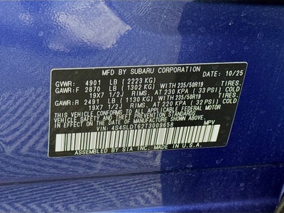 2026 Subaru Forester Touring
