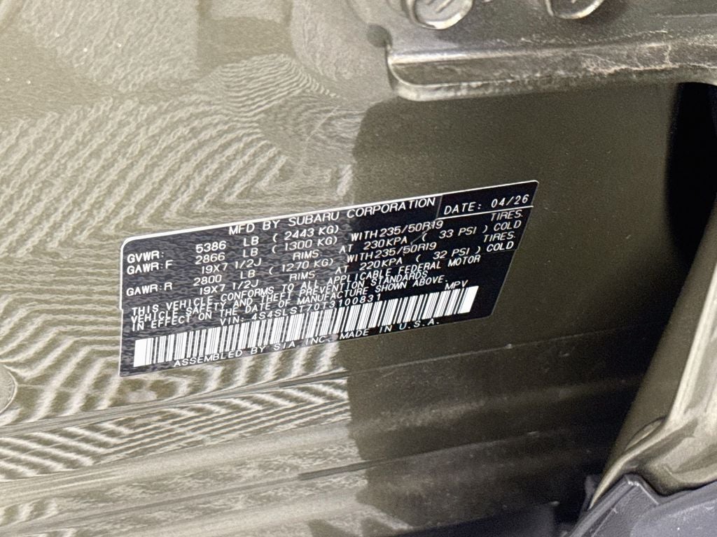 2026 Subaru Forester Touring Hybrid
