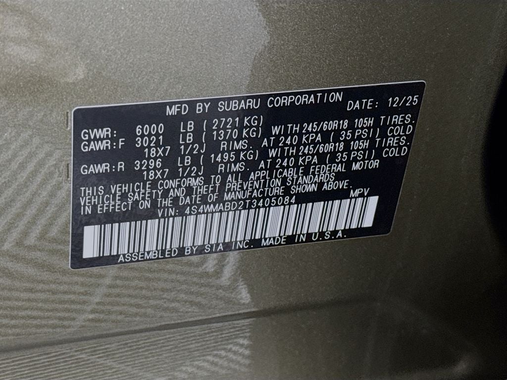 2026 Subaru Ascent Premium