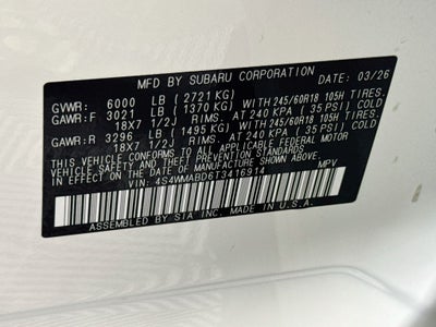 2026 Subaru Ascent Premium