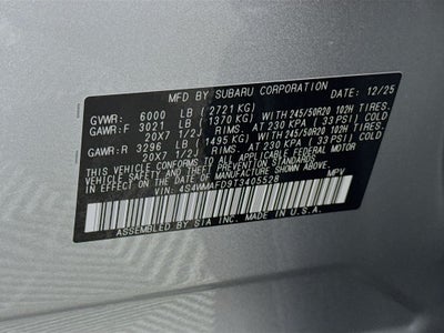 2026 Subaru Ascent Limited