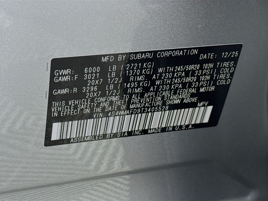 2026 Subaru Ascent Limited