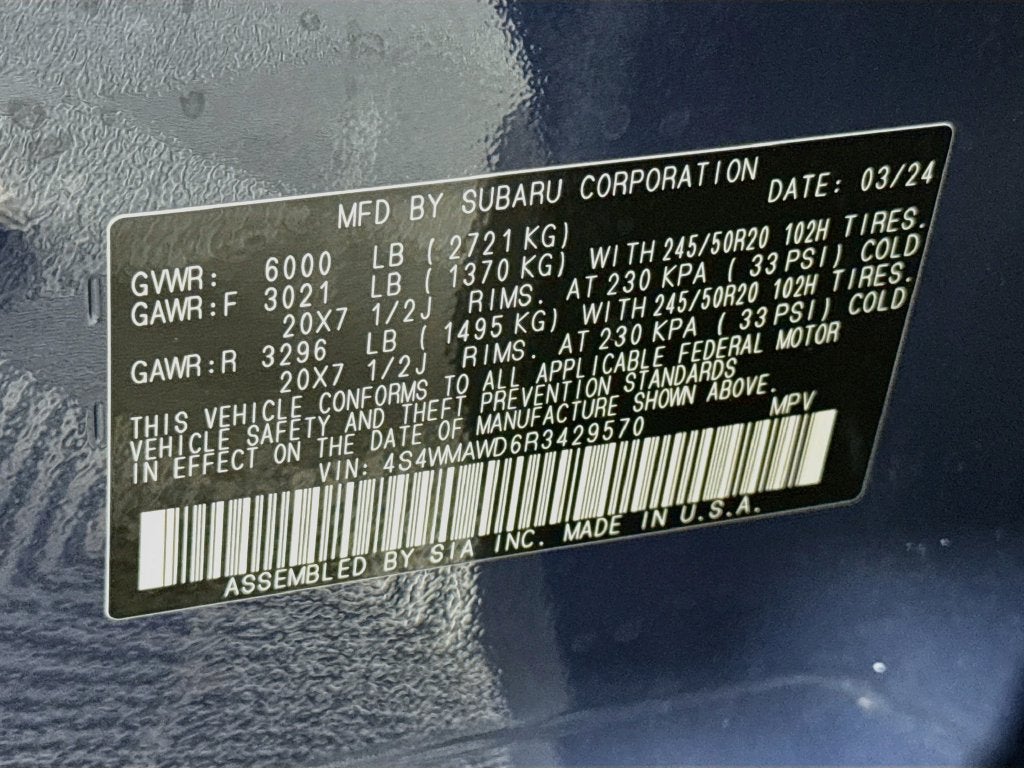 2024 Subaru Ascent Touring 7Passenger