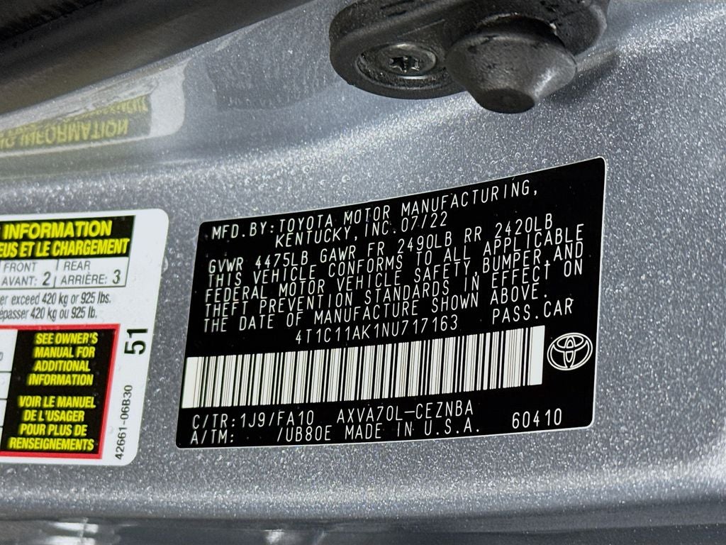 2022 Toyota Camry LE