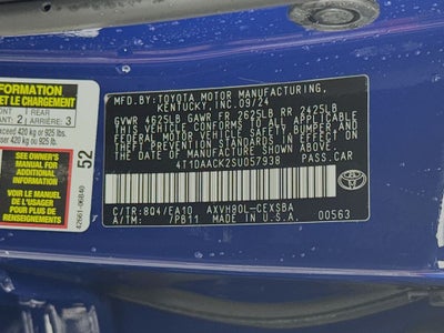 2025 Toyota Camry SE Convenience-Cold Weather Package