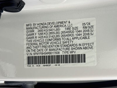 2024 Honda Passport EX-L AWD