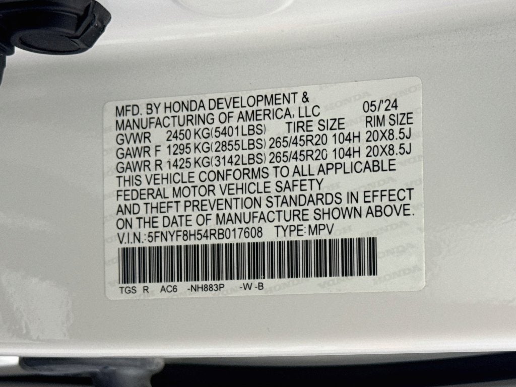 2024 Honda Passport EX-L AWD