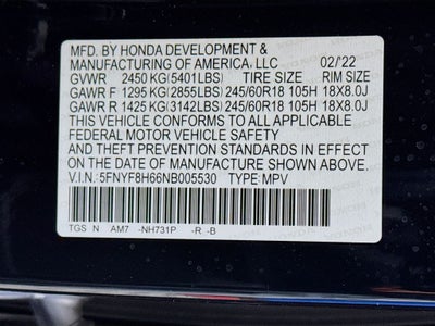 2022 Honda Passport TrailSport AWD