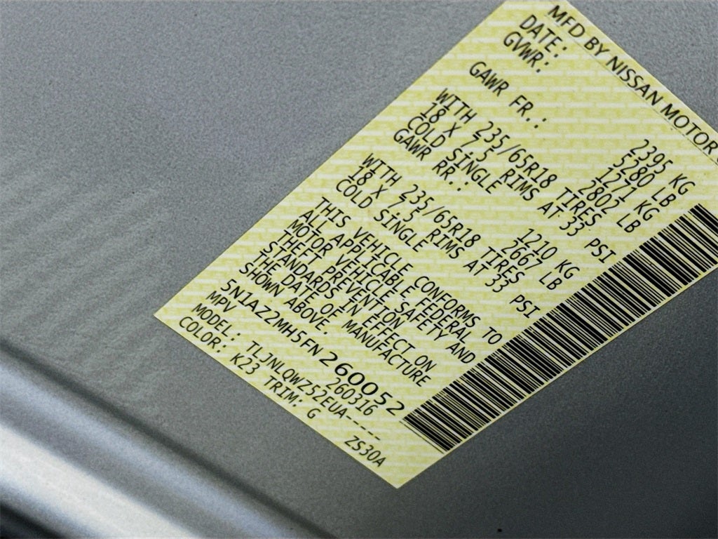 2015 Nissan Murano SV