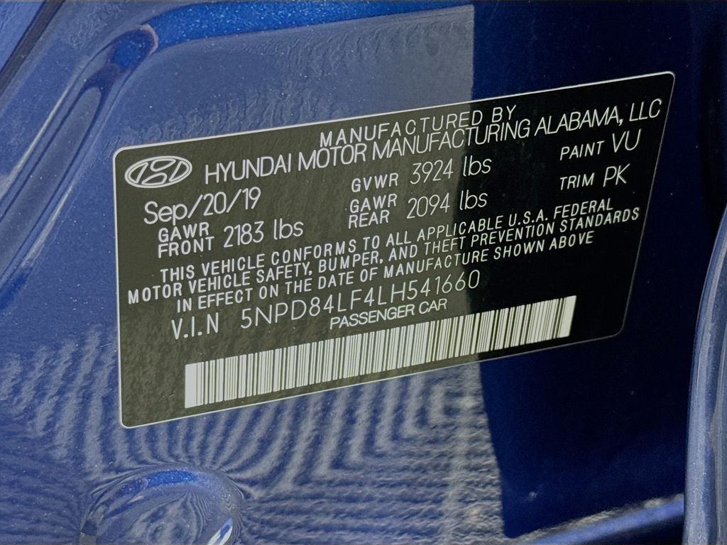 2020 Hyundai Elantra Value Edition