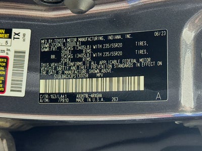 2023 Toyota Highlander Platinum