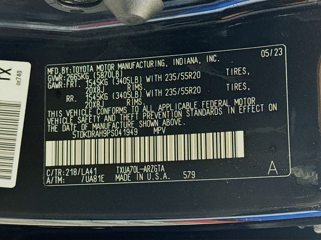 2023 Toyota Highlander Platinum