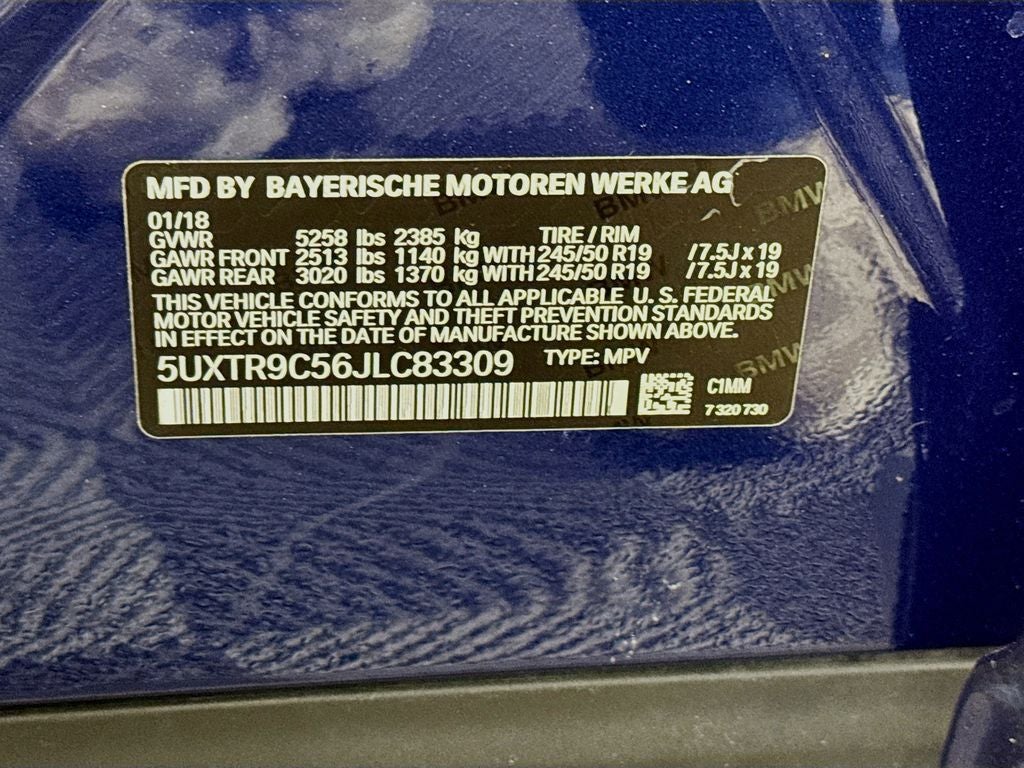 2018 BMW X3 xDrive30i