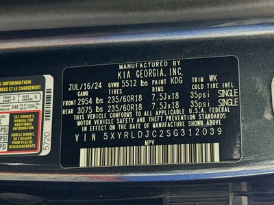 2025 Kia Sorento S AWD