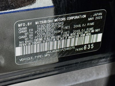 2023 Mitsubishi Outlander SE