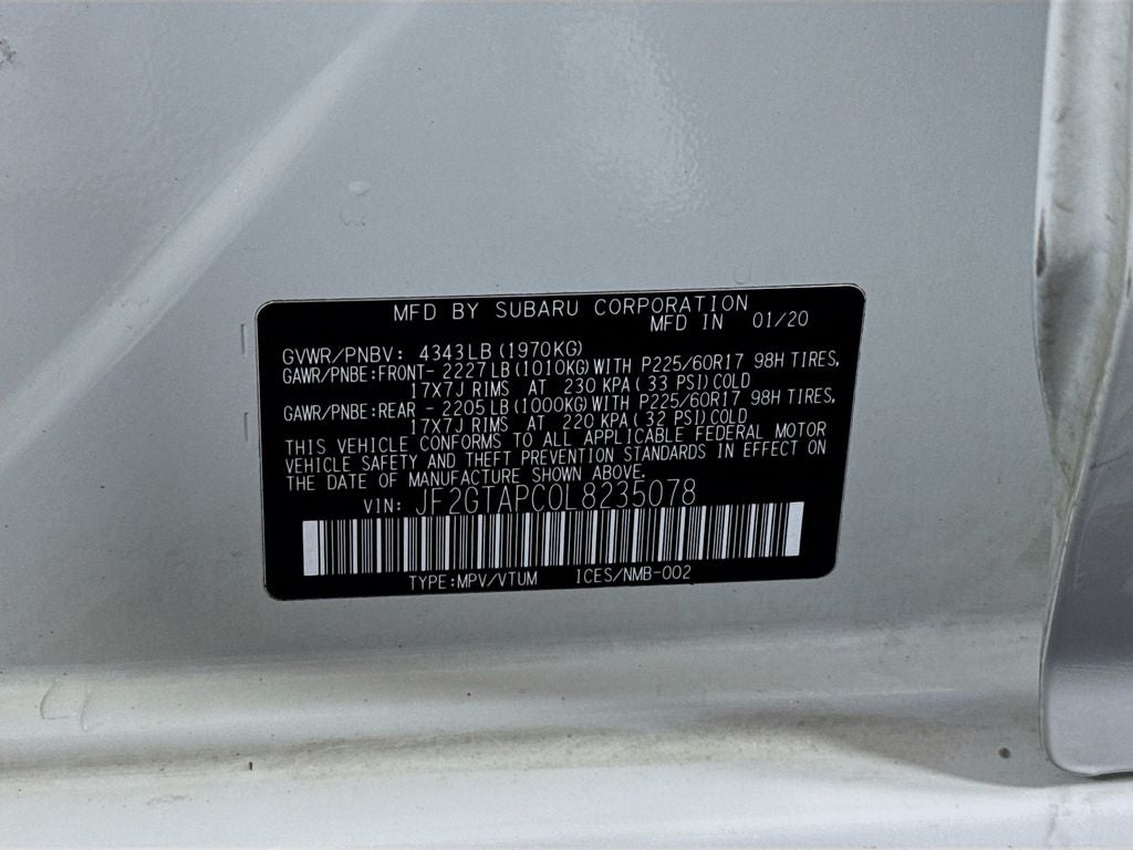 2020 Subaru Crosstrek Premium