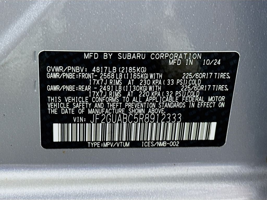 2024 Subaru Crosstrek Base