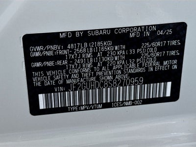 2025 Subaru Crosstrek Premium