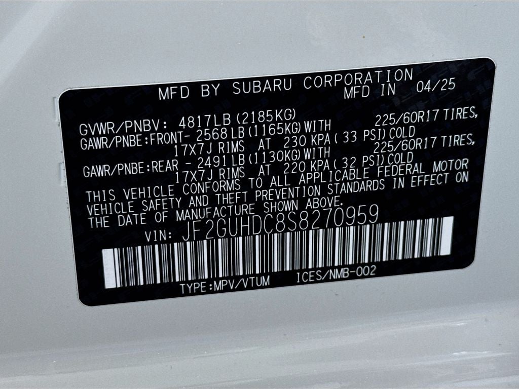 2025 Subaru Crosstrek Premium