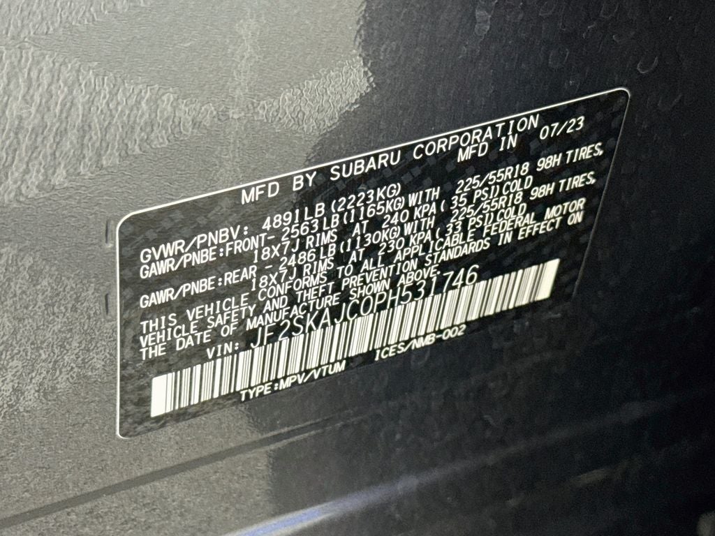 2023 Subaru Forester Sport CVT AWD