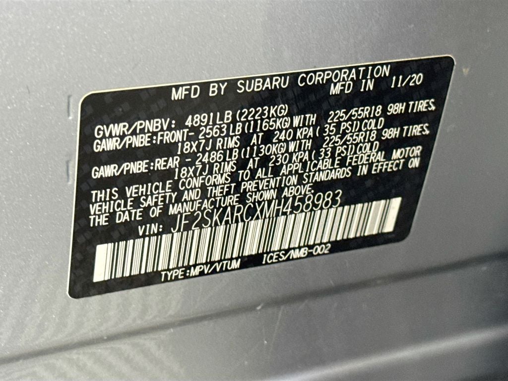 2021 Subaru Forester Sport