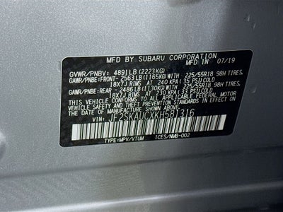 2019 Subaru Forester Limited