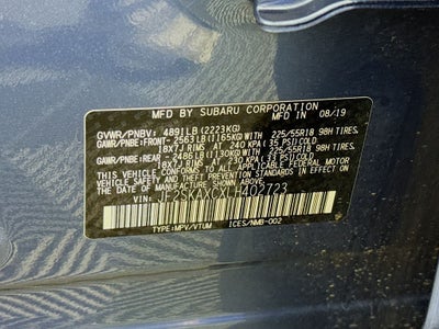 2020 Subaru Forester Touring