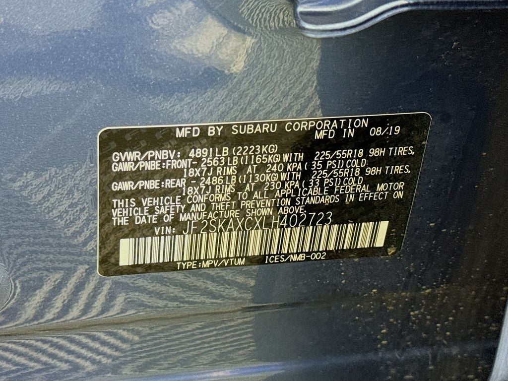 2020 Subaru Forester Touring