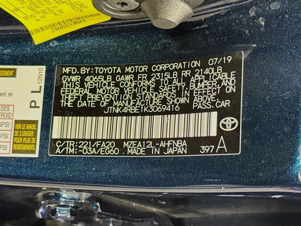 2019 Toyota Corolla Hatchback SE