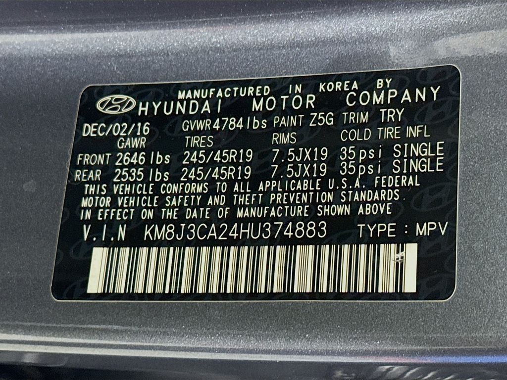 2017 Hyundai Tucson Limited